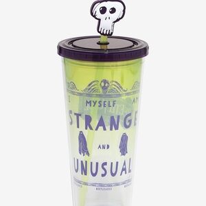 Beetlejuice Strange and Unusual Tumbler